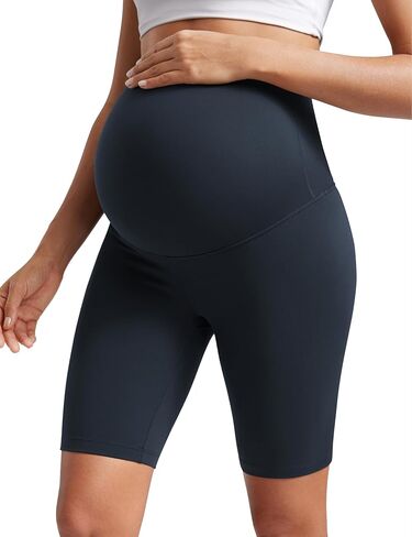 CRZ Yoga Womens Butterluxe شورتات راكب الدراجة النارية الأمومة فوق البطن 8 " - الحمل يوجا تمرين Activewear in Kuwait