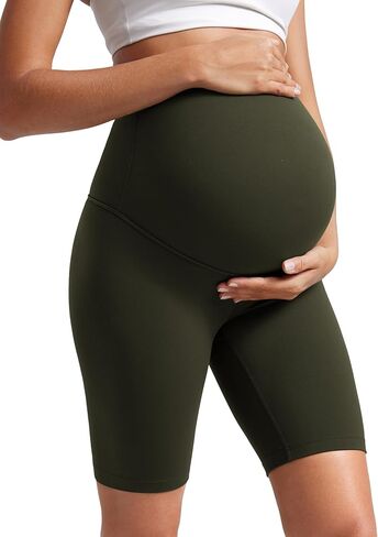CRZ Yoga Womens Butterluxe شورتات راكب الدراجة النارية الأمومة فوق البطن 8 " - الحمل يوجا تمرين Activewear in Kuwait