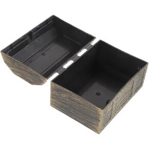 Plastic Treasure Chest & Mini Jewelry Case - Large & Small Sizes - Mini Pirate Chest - Party Supplies for Kids
