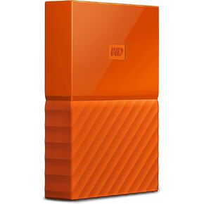 محرك الأقراص الصلبة الخارجي المحمول WD Orange My Passport سعة 2 تيرابايت - USB 3.0 - WDBS4B0020BOR-WESN
