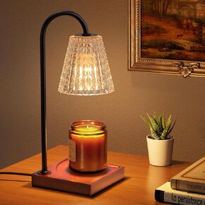 Hong-in Candle Warmer Lamp with Timer Dimmer,Birthday Gifts for Women Mom,House Warming Gifts New Home Room Decor,Wax Warmer for Scented Wax Jar Candles