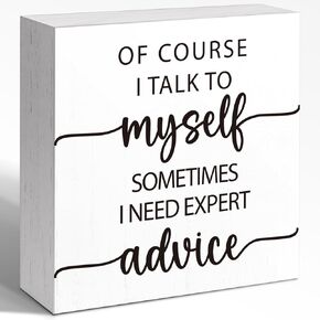 Office Office Wood Box Sign Sign Wall Art Decor