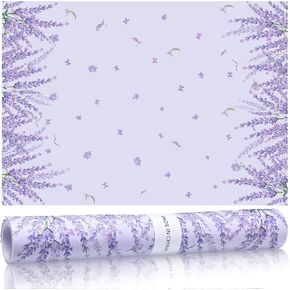 Eersida 20 Sheets 14 × 19.5 بوصة بطانات درج معطرة لملابس الخزانة غير اللاصقة ورق الدرج العطري ورق خزانة المطبخ غرفة نوم (زهرة كلاسيكية)