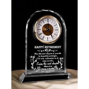 Mom Glass Clock Gift من الابنة أو الابن: عيد ميلاد فريد ، عيد الميلاد ، بركات عيد الشكر ، عيد الأم ، وهدايا عيد الحب - ساعة مكتب أنيقة مع قاعدة للأم التي لديها كل شيء