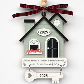 House Warming Gifts New Home - Housewarming Gifts for New House - Housewarming Gift Presents for Women, Couple - New House New Beginning -New House Owners Gift Ideas - Wooden Home Ornament 2025