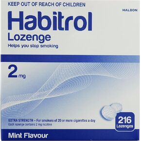 Habitrol Nicotine Lozenge Mint Flavor 216 Lozenges (2mg)