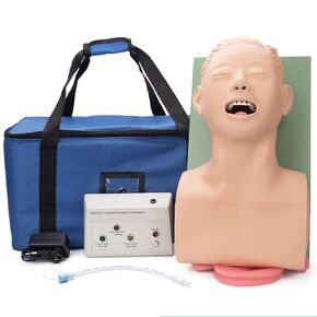 نموذج تدريس Manikin التنبيب ، 110 فولت الكبار إدارة مجرى الهواء مدرب تدريب Tracheal Training Model ، تدريب على تعليم مختبر العلوم