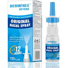 Nasal Spray Decongestant,Original Ultra Fine Mist,Congestion Relief,Cold and Allergy Medicine,Sinus Pressure Relief,1.05 Fl Oz(Pack of 1)