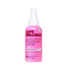 Love Wellness Support Sweat Skin Support I Uti Preferention and Cleanser Spray I Removal Imploy and Itch Enport ، Formula hypochlorous acid ، ph-tallected and fragrance ، 4 fl oz