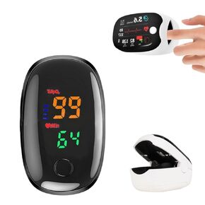 Non Invasive for Oxygen Meter-Glucose monitor no pricking glucose meters, 2025 Upgraded Blood Sugar Monitors for Home or Outdoor Use (Black)-1PCS-C1