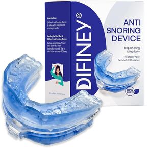 Anti Snoring Device: FDA-Cleared Anti Snoring Mouthpiece Mouth Guard - Effective Anti Snore Solution for Men and Women to Reclaim Peaceful Sleep (Blue)