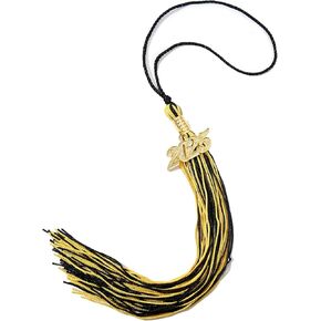 2025 شرابات التخرج ، 1PCS CAP Tassel Decoration مع سحر تاريخ الذهب 2025 ، هدايا الدراسات العليا للاحتفالات التذكارية الثانوية ، الأزرق والأبيض