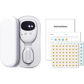 Wireless Bedwetting Alarm for Boys and Girls, USB Rechargeable, 3 Working Modes, Pee Alarm for Children，White