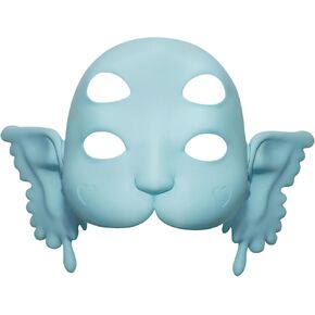MEL 3D Portals Mask للبالغين يبكيون دمية أو قناع أنيمي للجماهير ، التثبيت المسبق مع عصابة رأس مرنة