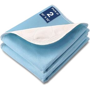 Bed Pads Washable Waterproof, 34" x 52" (2 Pack) Incontinence Bed Pads, Waterproof Bed Pad & Pee Pad, Perfect for Kids, Adults, The Elderly and Pets
