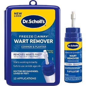 Dr. Scholl's Freeze Away® WART Remover, 12 Applications // Doctor-Proven Freeze Therapy to Remove Common and Plantar Warts Fast, 12 Treatments