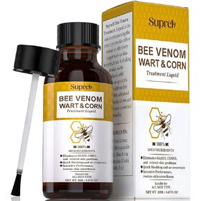 Fast-Acting bee Venom wart Remover: wart Freeze Off with salicylic Acid & bee Venom Cream - Wart Removal for Plantar Wart Genital Wart 18 ML