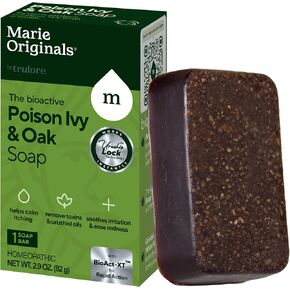 Marie's Poison Ivy Soap Bar | كل علاج اللبلاب السام الطبيعي | شريط منظف الجلد المضاد للجلد للغسل اللبلاب السام ، والبلوط السام والسماك | يزيل الزيوت ، وتهدئة ويخفف الطفح الجلدي | 2.9 أوقية