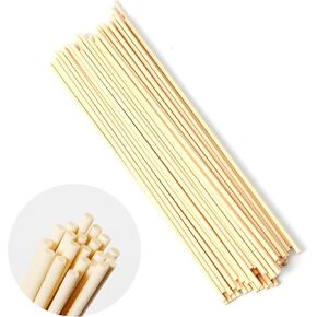 Black Oil Diffuser Sticks 50pcs 9in/23cm0.118in/3mm Fragrance Refill Fibre Reed Thick Diffuser Sticks for Home Office Spa and Bedroom in Kuwait