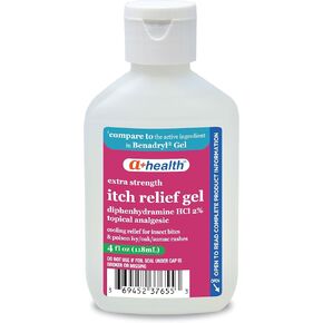 هلام إضافي لقوة الحكة هلام ، Diphenhydramine HCL 2 ٪ مسكنة موضعية ، يستمر الحكة والألم لدغات الأخطاء ، الطفح الجلدي ، اللبلاب السام ، البلوط و Sumac ، المصنوع في الولايات المتحدة الأمريكية ، 4 أوقية