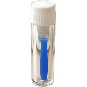 Blue Soft Silicone Contact Lens Tool Plunger Remover for Soft and Hard Lenses Multipurpose Accessory Soft Contact Lens Helper Tool, Convenient Contact Lens Care