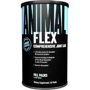Animal Flex - Glucosamine chondroitin مفصل للنساء والرجال عدم الراحة مع الكركم ، والـ MSM ، و Boswellia للغضاريف ، والصحة المفصلية ، والعضلات ، والظهر ، والركبتين ، والكتف ، والورك ، 44 حزم