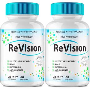 IDEAL PERFORMANCE (2 Pack) Revision Eye Supplement Pills Advanced Vision 2.0 Eye Care Complex Vitamin Capsules Pro (120 Capsules)