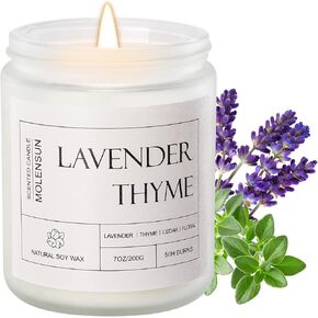 Sage &Citrus Scented Candles, Mother's Day Gifts, Aromatherapy Jar Candle, 7 oz Long Lasting Candles, Soy Wax Candle Gift for Women