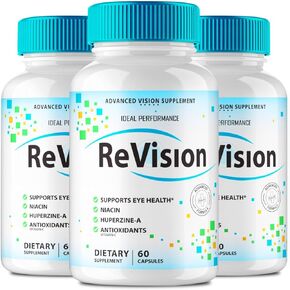 (3 Pack) Revision Eye Supplement Pills Advanced Vision 2.0 Eye Care Complex Vitamin Capsules Pro (180 Capsules)