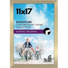 Americanflat 9x22 School Picture Frame Pre -K إلى 12 مع زجاج مقاوم للمتحطم - يناسب اثنا عشر 2.5x3.5 صورة وصور 5x7 - مجموعة توقيع - إطار صورة K -12 لعرض الجدار - الأسود