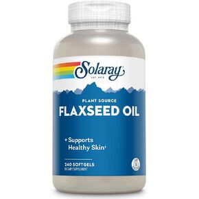 زيت Solaray Blaxseed ، Softgel (BTL-Plastic) 1000mg 240Ct