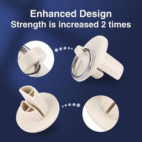 Sun Shade Parts Bungee Kit and End Cap,Weather Resistance,for Coolaroo Exterior Roller Shade,Outdoor Blinds,Roller Shades(Sand,2 Set) in Kuwait