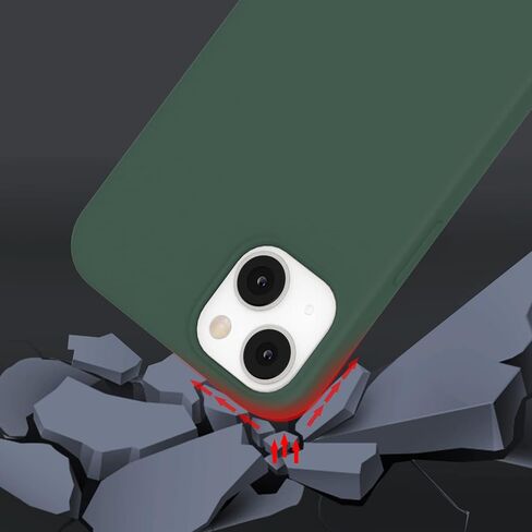 ZTOFERA Crossbody Case for iPhone 12/12 Pro 6.1",Liquid Silicone Case with Adjustable Neck Cord Strap,Shockproof Soft Slim TPU Protective Cover for iPhone 12 & iPhone 12 Pro-Black in Kuwait