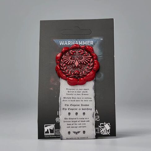 Tarforged متوافق مع Warhammer 40k نقاء الختم: شارة دبوس أكويلا الإمبراطورية/ملصق 1pc in Kuwait
