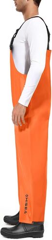 HISEA Waterproof Bib Overall Fishing Bib Pants Made from Durable PVC-Coated Nylon for Fishing, Hunting, Work, Sailing in Saudi Arabia