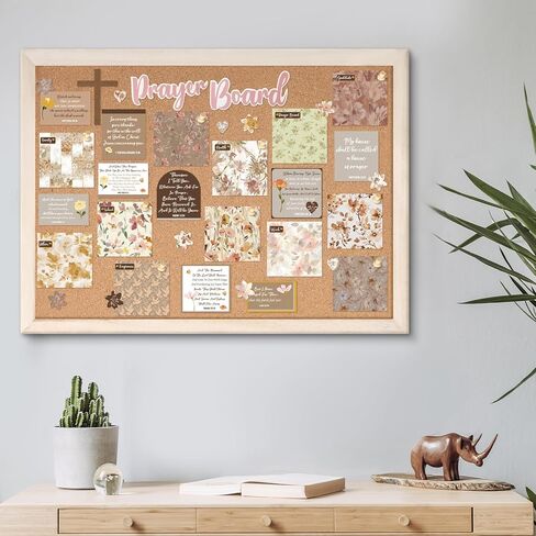 chunful 100 PCS Fleat Board Board Supplies for Women with Pins Envelope and Bible Verse Quotes Floral Christian Gip in Kuwait