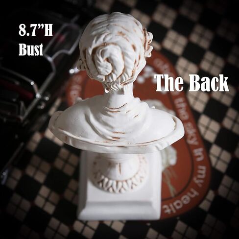 Goddess Bust Statue Classical Decoration Gift, Greek & Roman Mythology Indoor Decor, Replica Resin Sculpture Art, 8.7" H, Old Style in Kuwait