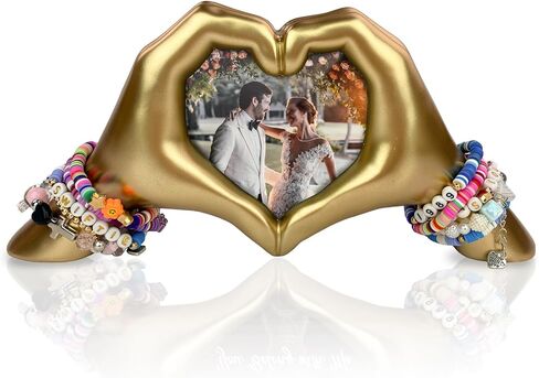 Unique Heart Hands Sculpture with Picture Frame - Romantic Wedding,Anniversary and Engagement Gift Idea for Couples, Women,Wife in Kuwait