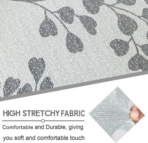 Wing Chair Slipcovers 2 Pieces Stretch Spandex Wingback Chair Covers Sofa Slipcover Printing Wingback Armchair Slipcovers Furniture Protector Couch Soft with Elastic Bottom for Wingback Chairs,12 in Kuwait