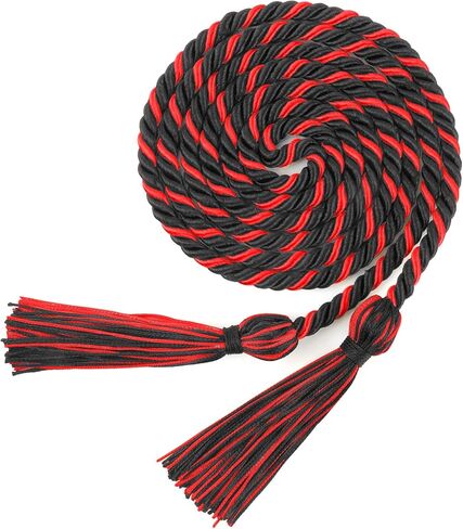 Graduation Cords, Sage Green White Cords for Graduation 2025, Polyester Honor Cord with Tassel, 67" Long Braided Honor Rope for Graduates Bachelor Gown Grad Decorations Party Supplies College in Kuwait