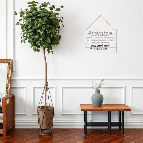 Farmhouse Wood Sign, This Is Everything I've Ever Wanted Sign, Decorative Wood Plaque for Hanging, Inspirational Wall Sign, Home Decor for Living Room, Bedroom, Office Decor, Family Room Decor in Kuwait