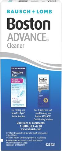 Boston Advance Contact Lens Solution by Bausch+ Lomb, for Gas Permeable Contact Lenses, 1 Fl Oz (Packaging May Vary) in Saudi Arabia