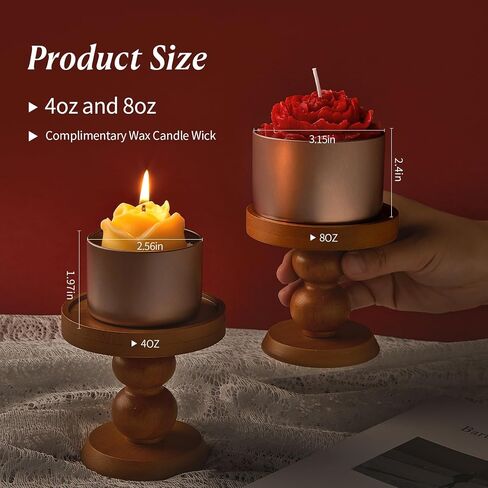 Candle Tins Jars Container Vessels for Making 4 8 Oz Black Empty Candle Tins Can Gift Box Packaging Plate with Lids Wax Container Bulk Making DIY Candle Supplies Accessories(Black,4oz,12pcs) in Saudi Arabia