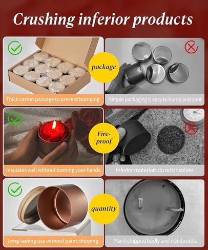 Candle Tins Jars Container Vessels for Making 4 8 Oz Black Empty Candle Tins Can Gift Box Packaging Plate with Lids Wax Container Bulk Making DIY Candle Supplies Accessories(Black,4oz,12pcs) in Saudi Arabia