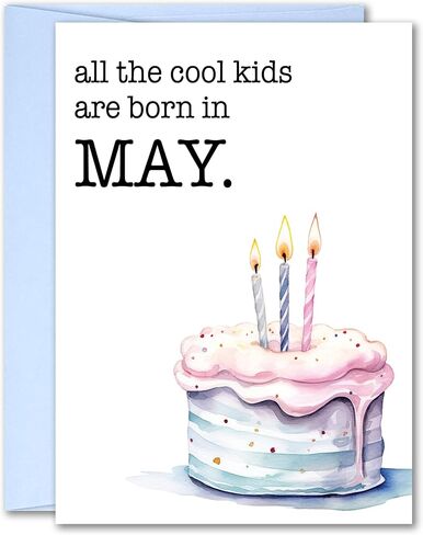 Birthday Month Birthday Cake Greeting Card 5x7 inches w/Envelope (June) in Saudi Arabia