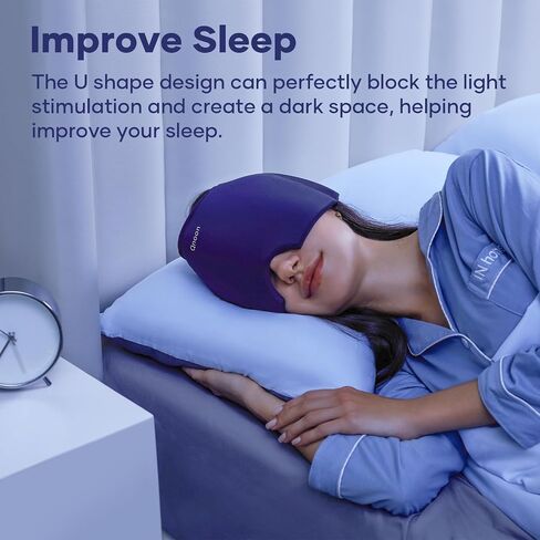 Migraine Relief Cap, Headache Relieve Cap Mask Products, Cooling Odorless Gel Ice Head Wrap for Tension, Stress,Hangover & Puffy Eyes in Saudi Arabia