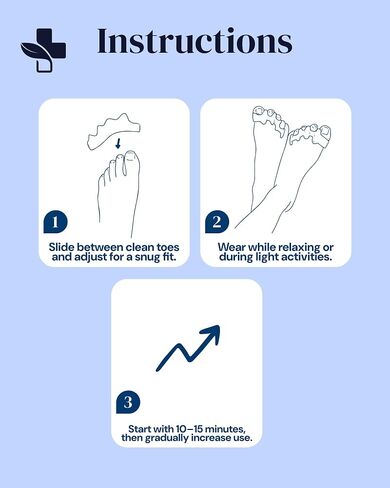 YOGAMEDIC® Bunion Corrector Toe Separator for Big Toe to Relax, Spread and Stretch 6Pcs for Hallux Valgus & Bunion Support- 0% BPA Soft Silicone One-Size Pads, Protector for Overlapping Toes Unisex in Saudi Arabia