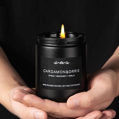 Scented Candles for Men, 6-Pack Candles for Home Scented, 42oz, 300 Hours Burning Time Long-Lasting Aroma — The Masculine Men Candle, Perfect for Boyfriend, Him, Father Aromatherapy Gift in Saudi Arabia