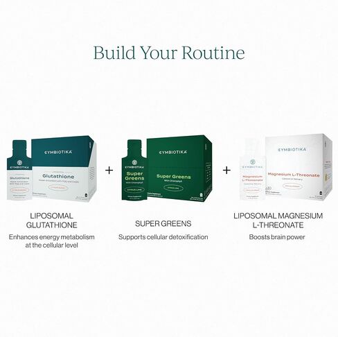 CYMBIOTIKA Liposomal Glutathione Supplement – PQQ, CoQ10 & Antioxidants for Detox, Energy, Brain, Liver & Immune Support – Advanced Absorption for Cellular Health & Longevity – Citrus Berry - 2 Pack in Saudi Arabia