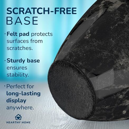 Handcrafted Urn for Ashes Adult Male and Female - Cremation Urns for Human Ashes Adult Man and Woman - Decorative Funeral Urns - Memorial Urn with White Marble Finish - Includes Velvet Bag - Large in Kuwait